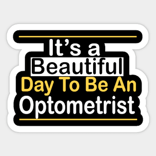 Optometrist Sticker